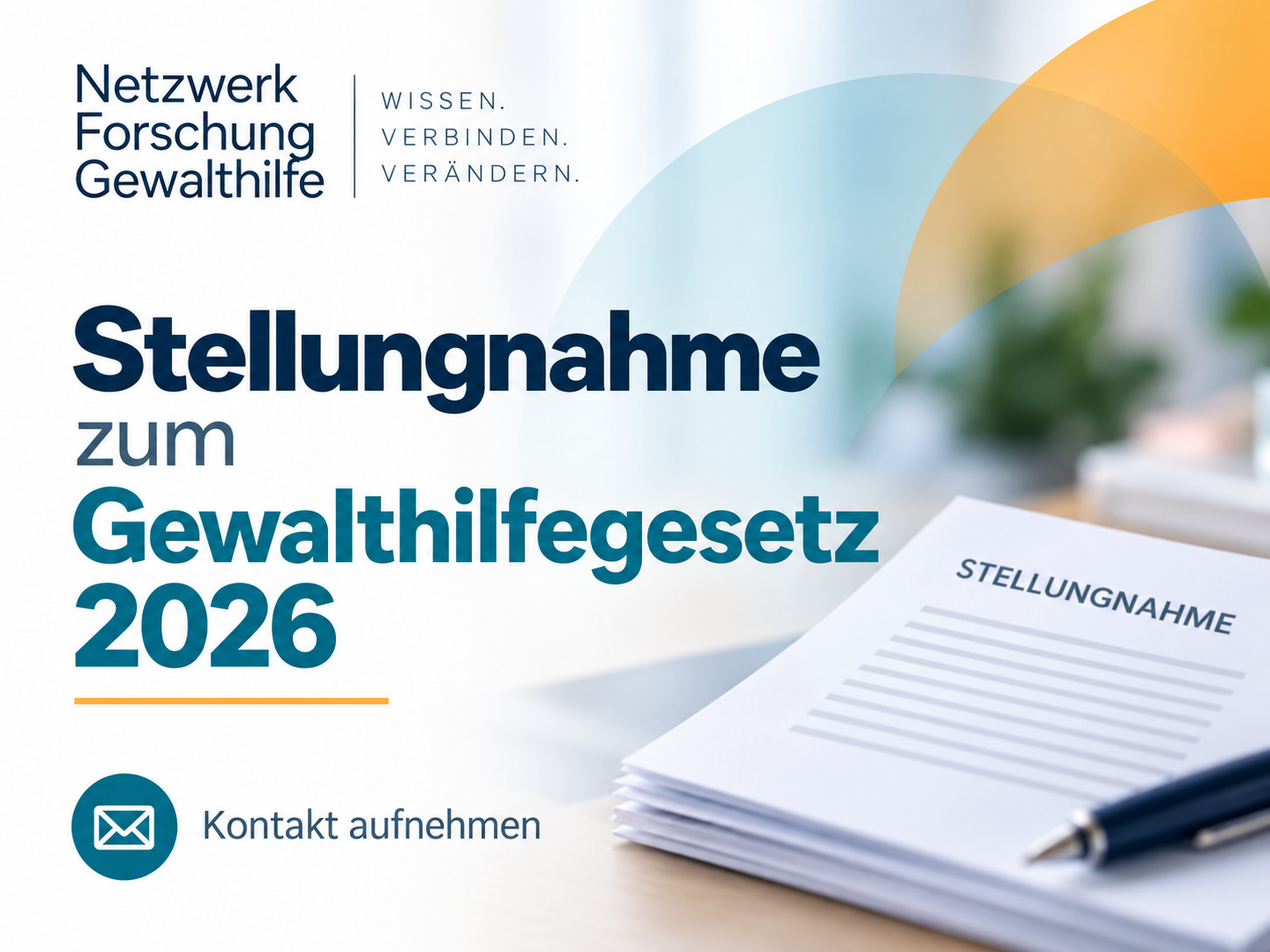 Stellungnahme zum Gewalthilfegesetz 2026